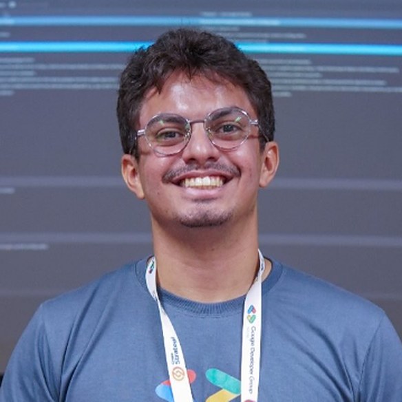 Rafael Pessoa, analista de dados e desenvolvedor fullstack em Natal/RN, em evento do GDG Natal